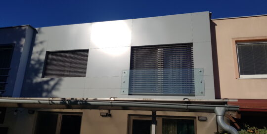 hliníková prevetrávaná fasáda